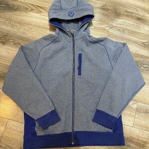 Men’s size 2XL “Lululemon” heavy full-zip scuba hoodie